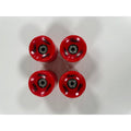 No Rules Universal Skate Board Rollen Set 4 Stück 62 mm rot