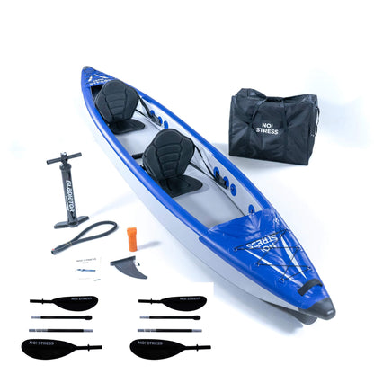 No Stress Kajak Set 470cm für 2-3 Personen 2026