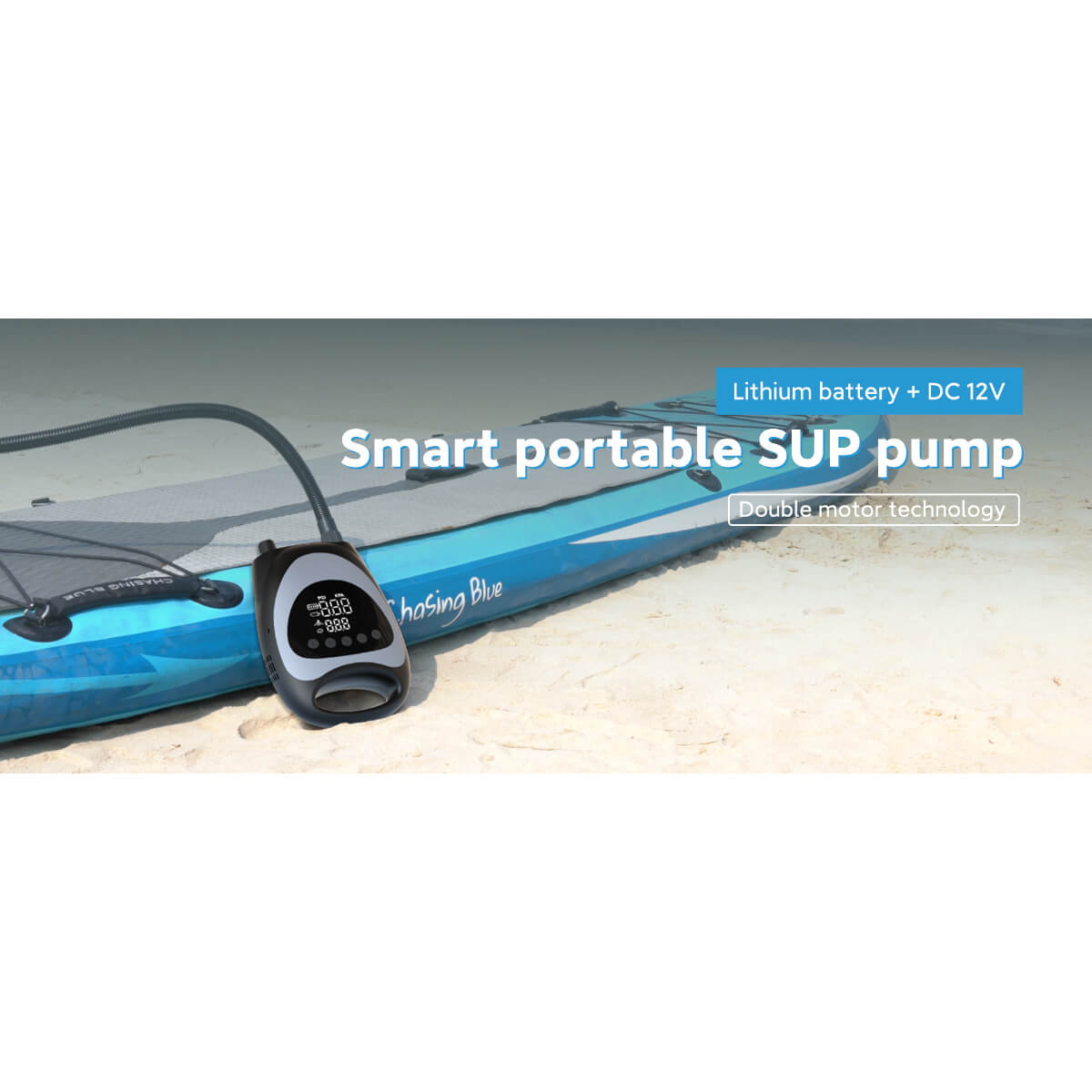 No Stress SUP elektrische Hochdruckpumpe 20 PSI