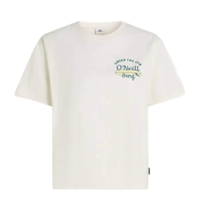 O'Neill Boxy Back Print Damen T- Shirt weiß