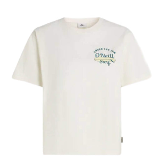 O'Neill Boxy Back Print Damen T- Shirt weiß