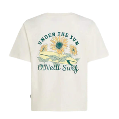 O'Neill Boxy Back Print Damen T- Shirt weiß