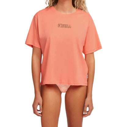 O'Neill Boxy Back Print Damen T- Shirt orange