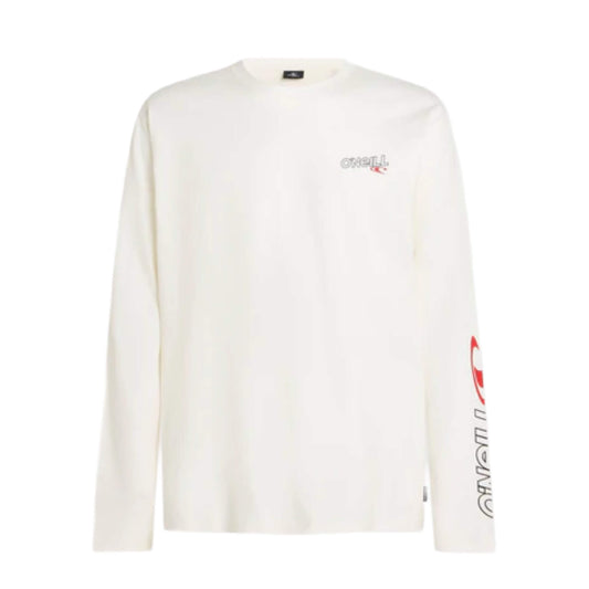 O'Neill Essentials 90's Logo LS Langarmshirt weiß