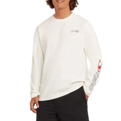 O'Neill Essentials 90's Logo LS Langarmshirt weiß