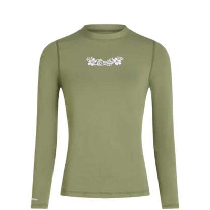 O'Neill Skins LS Rashguard Damen Funktionsshirt grün