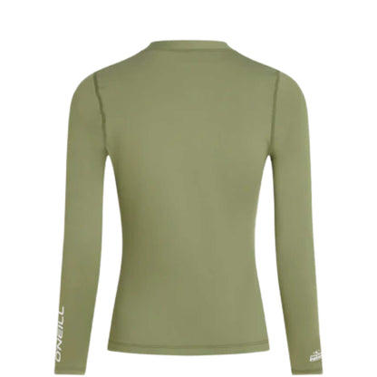 O'Neill Skins LS Rashguard Damen Funktionsshirt grün