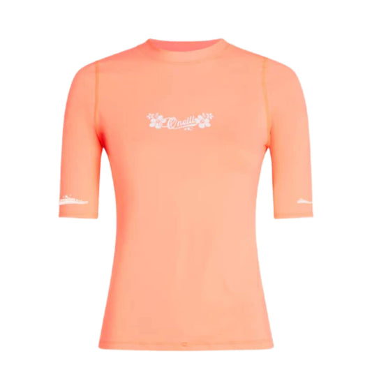 O'Neill Skins SS Rashguard Damen Funktionsshirt orange