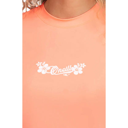 O'Neill Skins SS Rashguard Damen Funktionsshirt orange