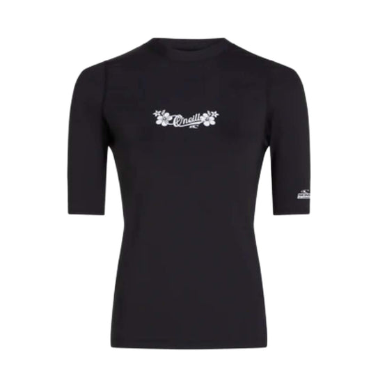 O'Neill Skins SS Rashguard Damen Funktionsshirt schwarz