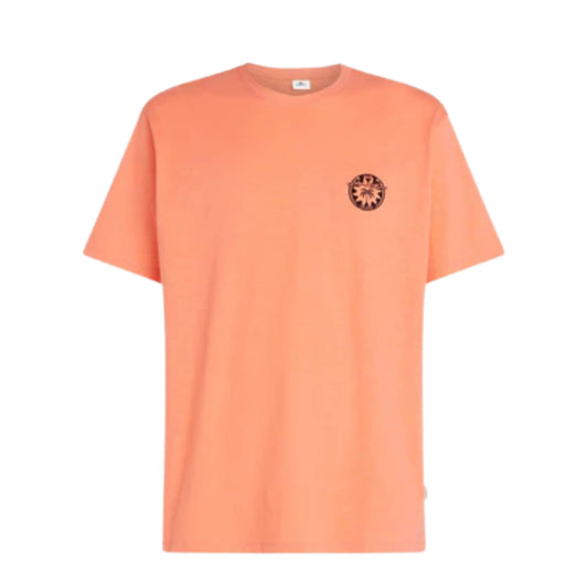 O'Neill Slub Back Print T-Shirt orange