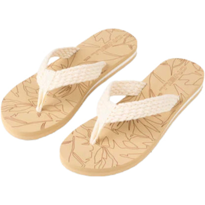 O'Neill Floral Damen Sandalen weiß