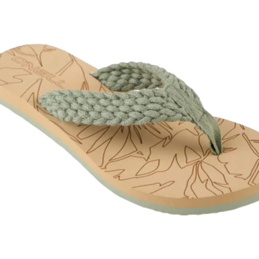 O'Neill Floral Damen Sandalen grün