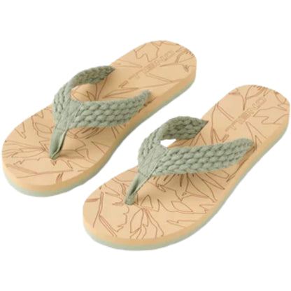 O'Neill Floral Damen Sandalen grün