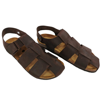 Plakton Benny Apure Leder Sandalen braun