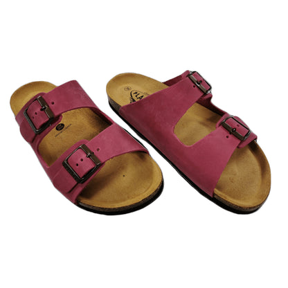 Plakton Beta Apure Damen Leder Pantolette Sandalette pink