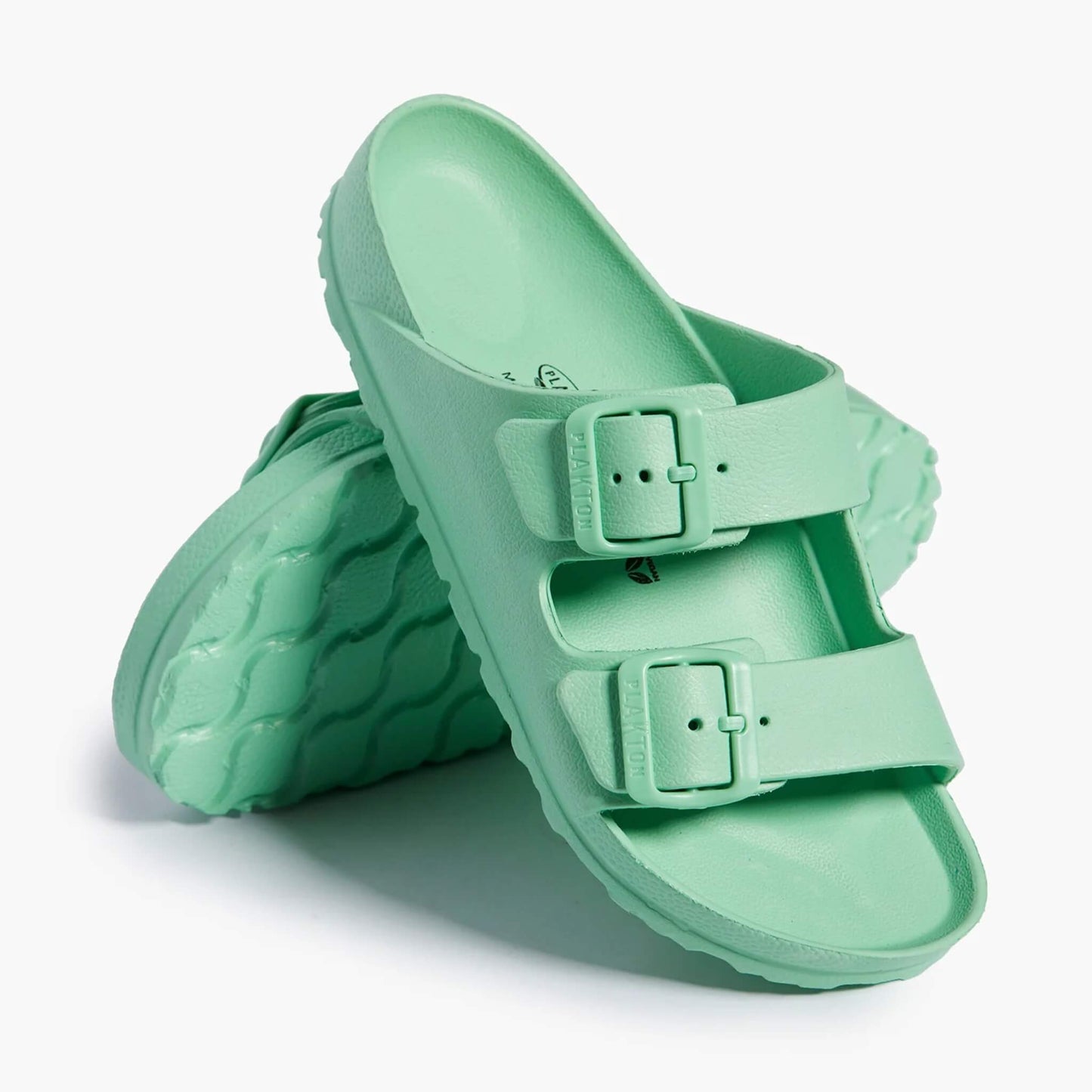 Plakton Wanda Damen Sandale Pantolette grün