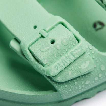 Plakton Wanda Damen Sandale Pantolette grün