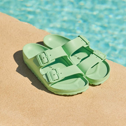 Plakton Wanda Damen Sandale Pantolette grün