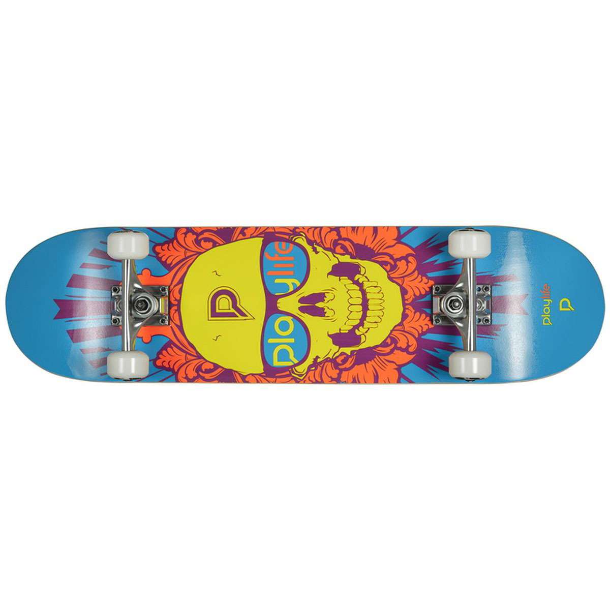 Playlife Skullhead 31"x8" Skateboard