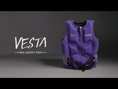 Aztron Vesta Neoprene Safety Vest Damen Schwimmweste mit Aufprallschutz lila