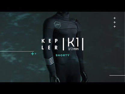 Aztron 3/2 mm Kepler K1 Mens Shorty Neoprenanzug schwarz