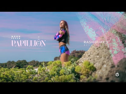 Aztron Papillon LS Rashguard Damen Swimmshirt Funktionsshirt schwarz