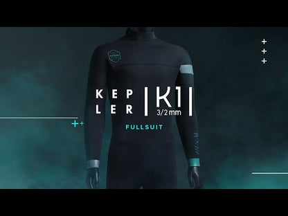 Aztron 3/2 mm Kepler K1 Mens Fullsuit Neoprenanzug schwarz