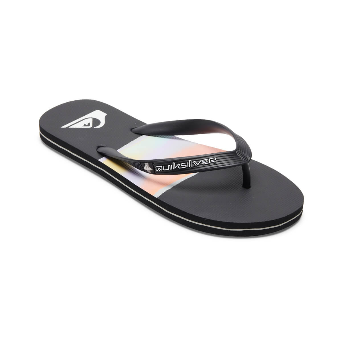 Quiksilver Molokai Airbrushed Zehenstegsandale schwarz
