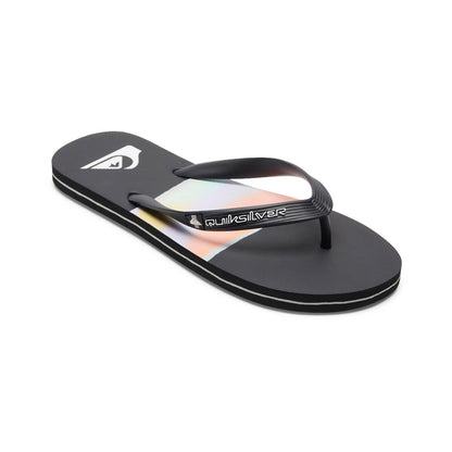 Quiksilver Molokai Airbrushed Zehenstegsandale schwarz
