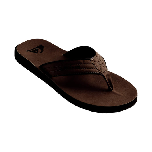Quiksilver Carver Nubuck Zehenstegsandalen dunkelbraun