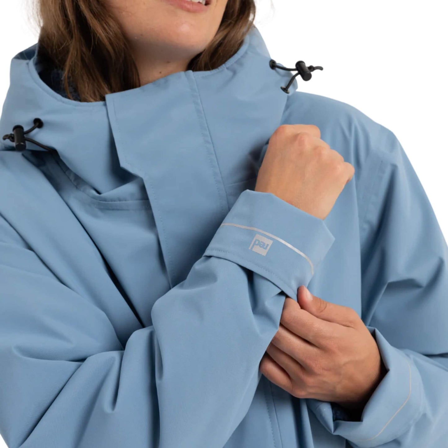 Red Evo Pro Slimline Damen Parka Windjacke blau
