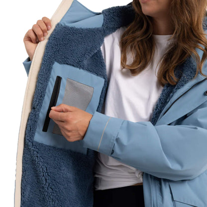 Red Evo Pro Slimline Damen Parka Windjacke blau