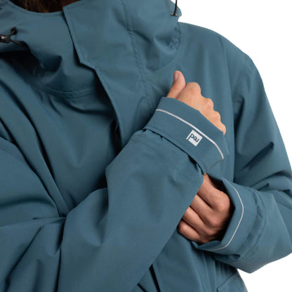 Red Evo Pro Slimline Damen Parka Windjacke petrol