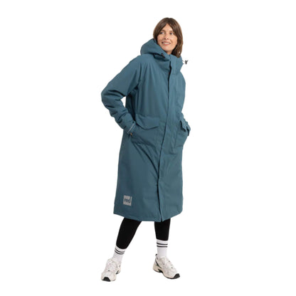 Red Evo Pro Slimline Damen Parka Windjacke petrol