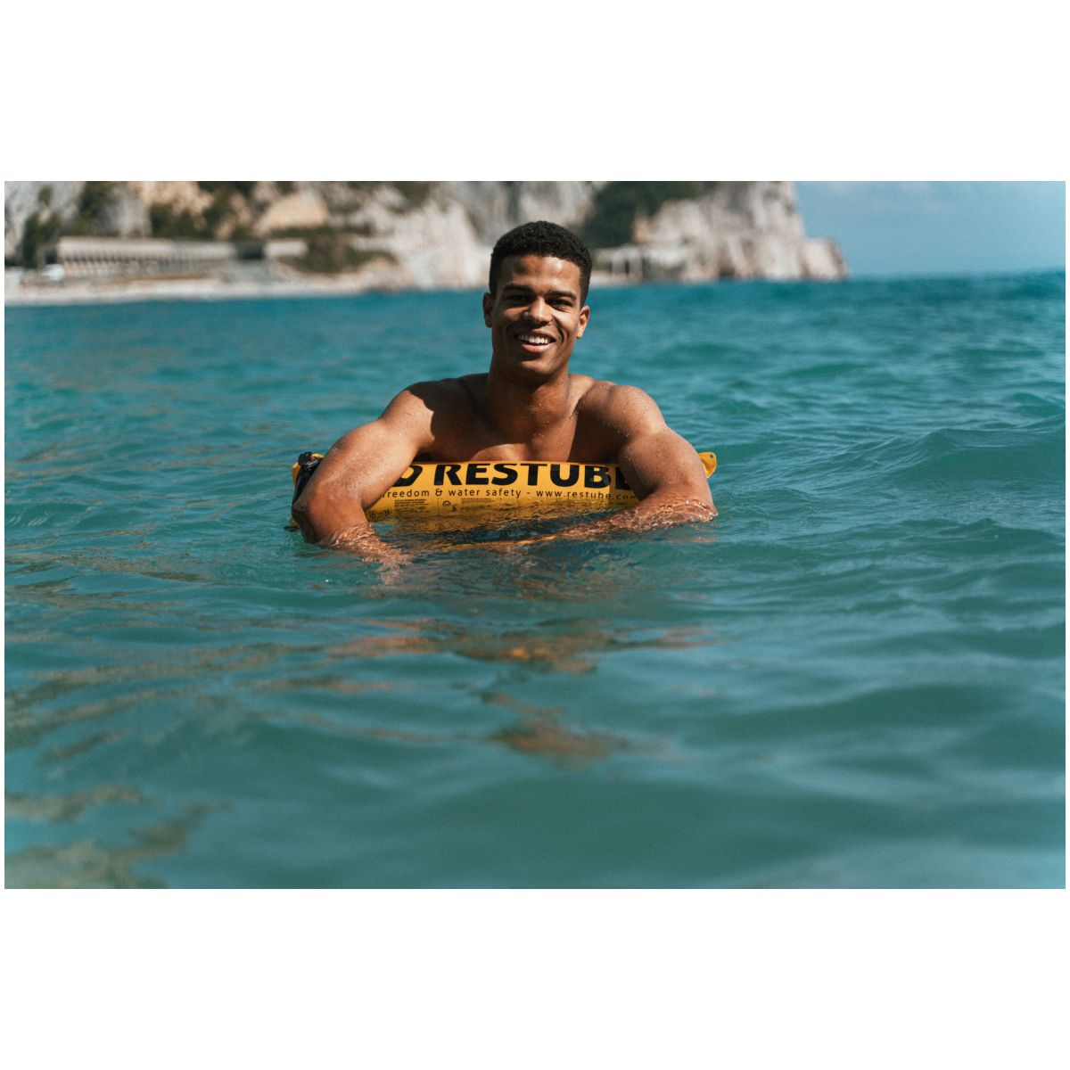 Restube active Rettungs-Boje aufblasbar blau