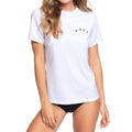 Roxy Enjoy Waves SS Lycra Damen Funktionsshirt weiß