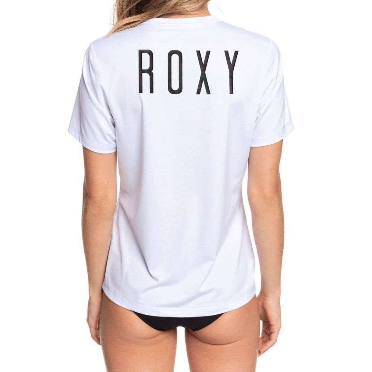 Roxy Enjoy Waves SS Lycra Damen Funktionsshirt weiß