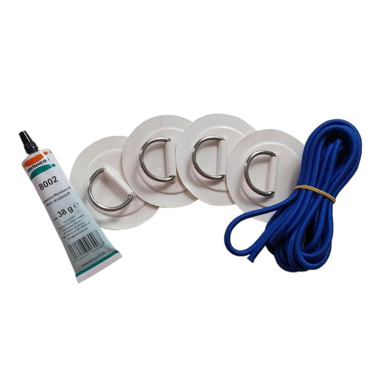 Sport Vibrations Haltepunktset mit Kleber für Kayaksitz Und Gepäcknetze