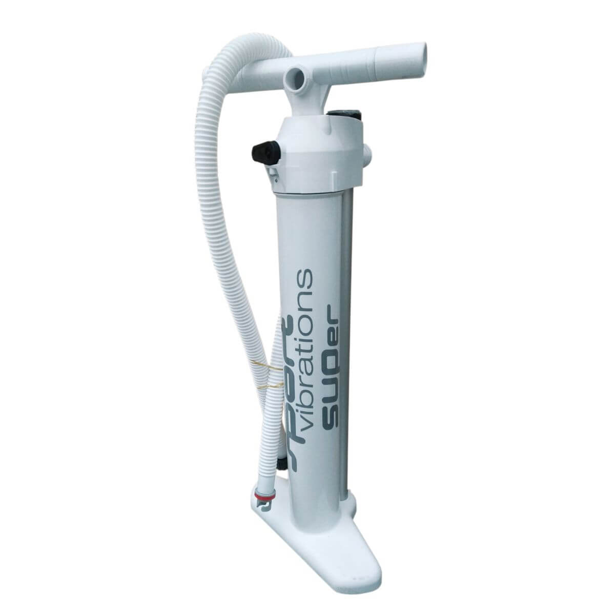 Sport Vibrations SUPER Dual-Zylinder White Edition Doppelhub Handpumpe weiß