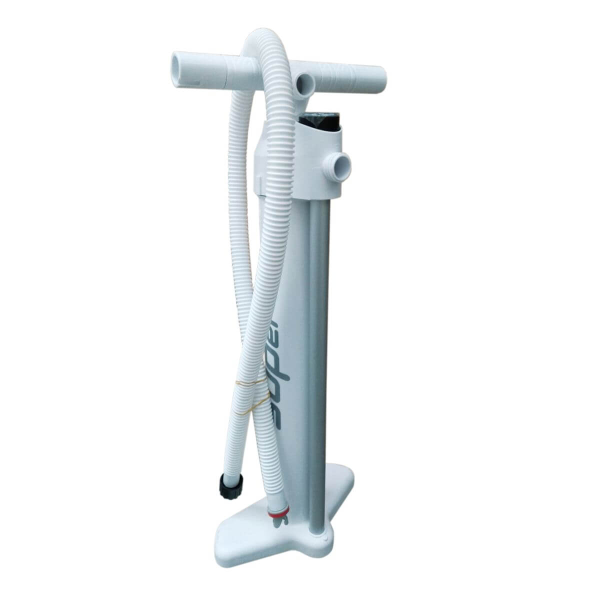 Sport Vibrations SUPER Dual-Zylinder White Edition Doppelhub Handpumpe weiß