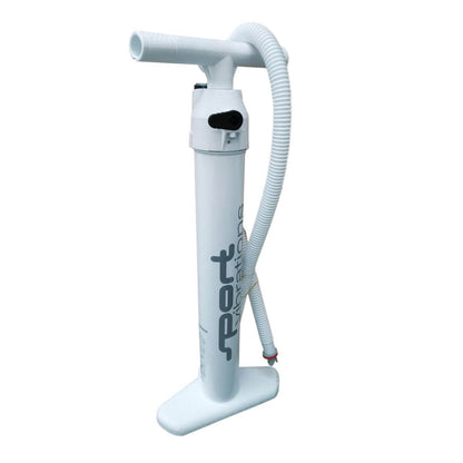 Sport Vibrations SUPER Dual-Zylinder White Edition Doppelhub Handpumpe weiß