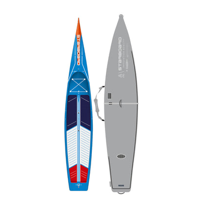 Starboard 14'0" x 27,5" Sprint Wood Carbon SUP Hardboard 2023 mit Boardbag