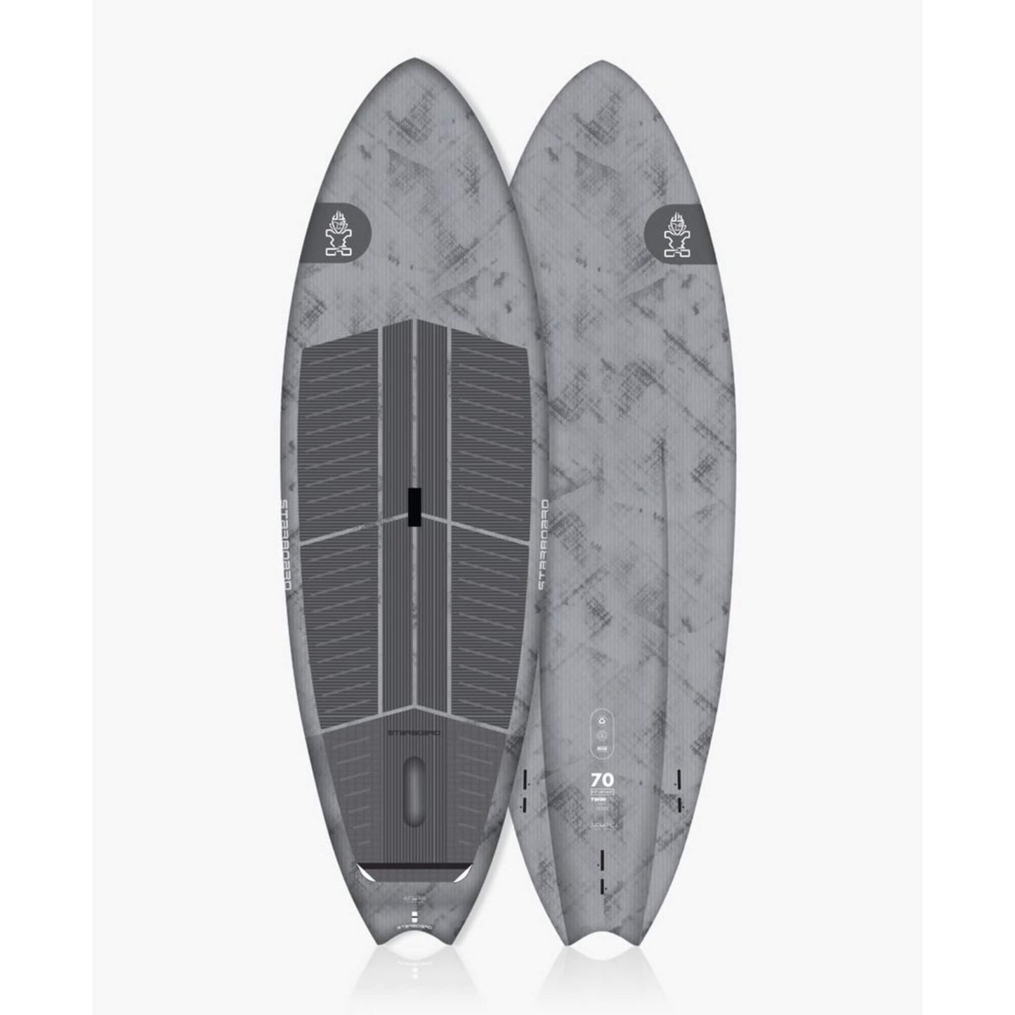 Starboard 8'3" x 30" Twin Fin Acrute Carbon SUP Hardboard 2026