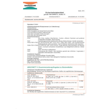 Technicoll PVC Kleber 8002