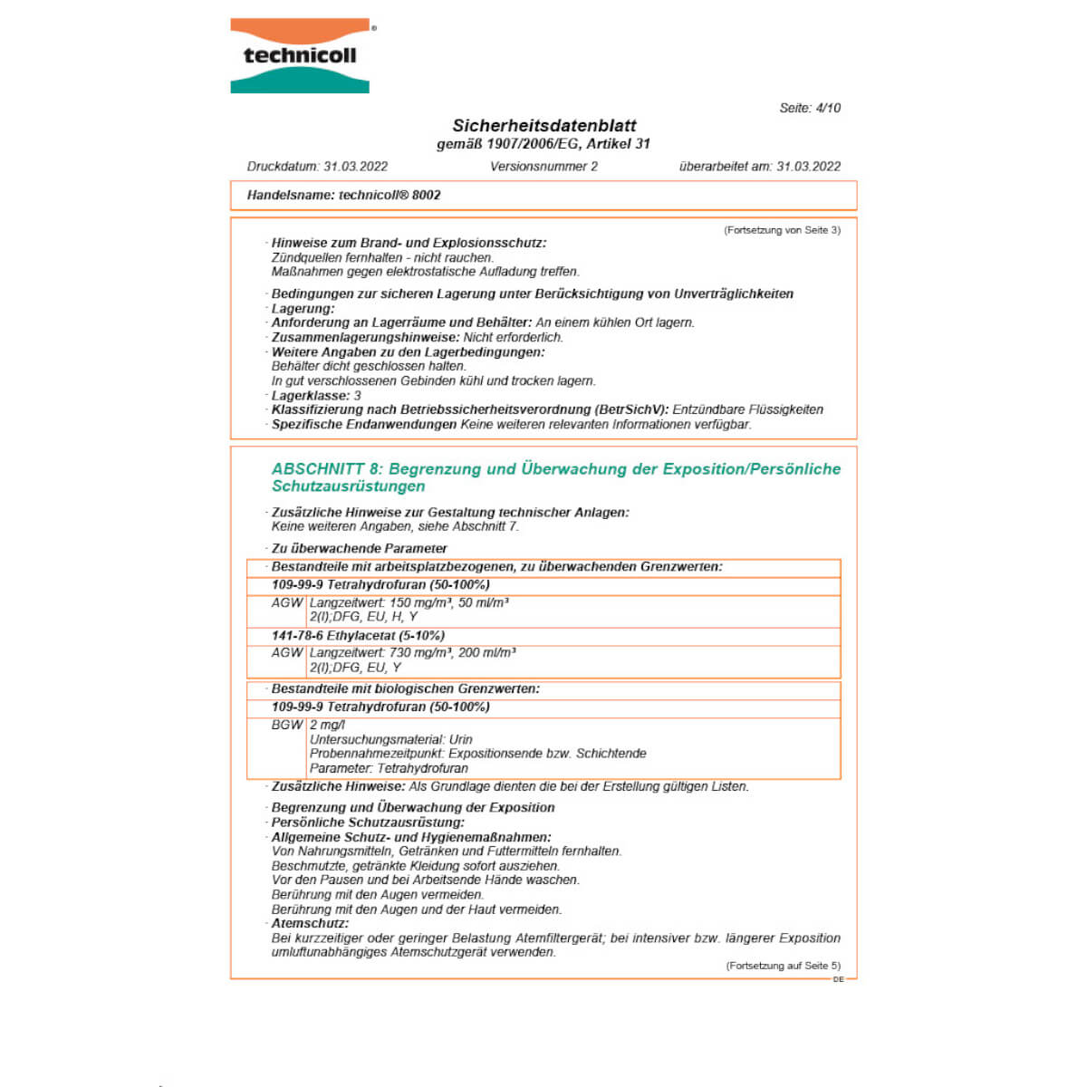 Technicoll PVC Kleber 8002