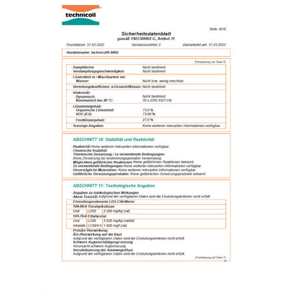Technicoll PVC Kleber 8002