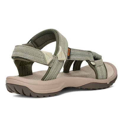 Teva Terra Fi Lite Suede W Damen Leder Sandalen grün