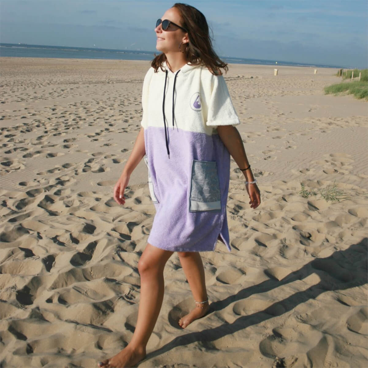 Wave Hawaii AirLite Poncho Peniche S rosa