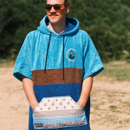 Wave Hawaii AirLite Poncho Blue L blau